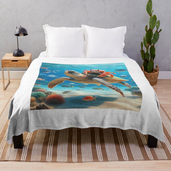 Item preview, surf turtle designed and sold by laurazael.