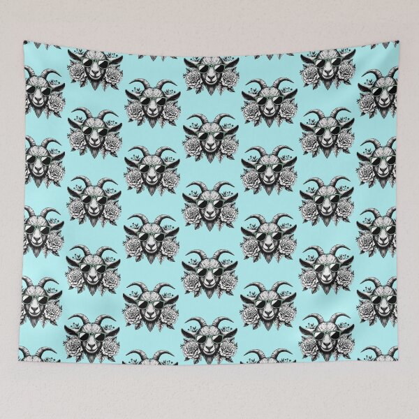 Item preview, Goat Flowers With Sunglasses for Men Women Farmer Floral Goat Lover -  designed and sold by PurpleLoveStore.