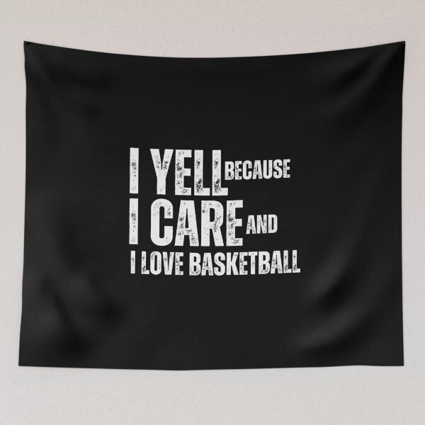 Item preview, "Exclusive Hoop Spirit" I yell because I care and I love Basketball T-Shirt designed and sold by AI-volution.
