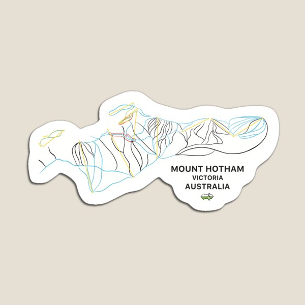 Item preview, Mount Hotham - Australian Mountain Resort Skiing Trail Map designed and sold by Piste-and-Trail.