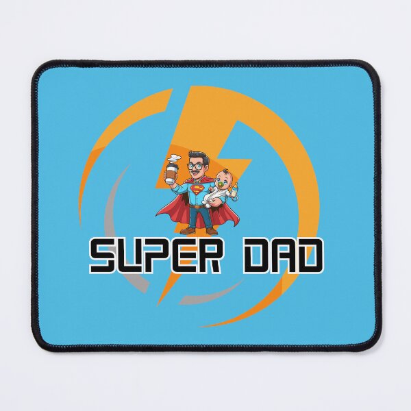 Item preview, Super Dad Powered by Coffee designed and sold by fredago.
