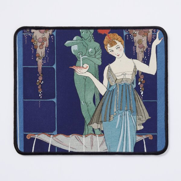 Item preview, La Fontaine de Coquillages (1914) - George Barbier designed and sold by SALON DES ARTS.