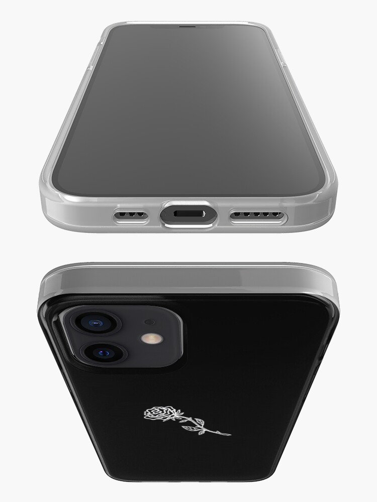 Alternate view of Black And White Rose Cover iPhone Case & Cover