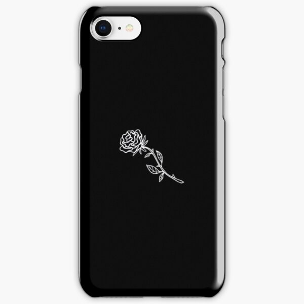 Black And White Rose Cover iPhone Snap Case