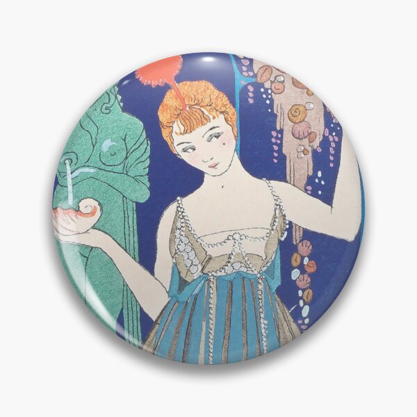 Item preview, La Fontaine de Coquillages (1914) - George Barbier designed and sold by SALON DES ARTS.