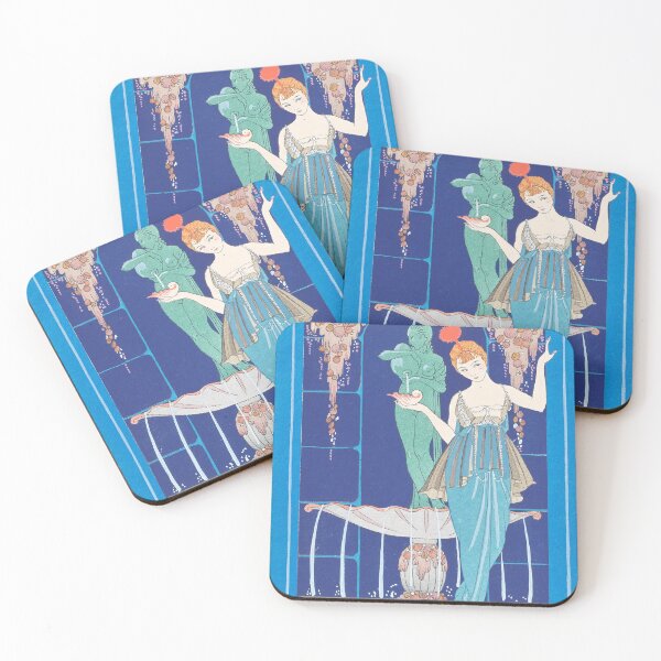 Item preview, La Fontaine de Coquillages (1914) - George Barbier designed and sold by SALON DES ARTS.