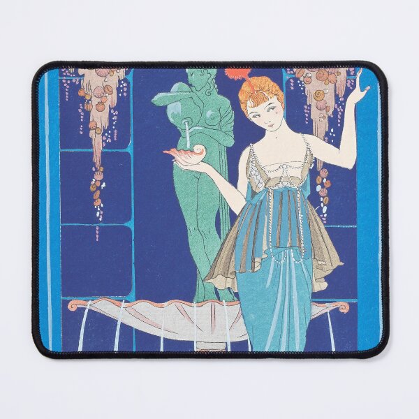 Item preview, La Fontaine de Coquillages (1914) - George Barbier designed and sold by SALON DES ARTS.