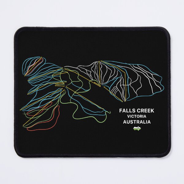 Item preview, Falls Creek - Australian Mountain Resort Skiing Trail Map Light designed and sold by Piste-and-Trail.