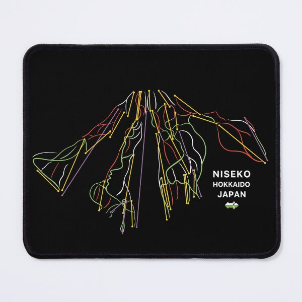 Item preview, Niseko - Japanese Mountain Resort Skiing Trail Map Light designed and sold by Piste-and-Trail.