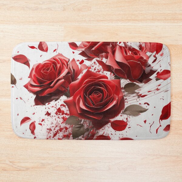 Item preview, Rose red foral explosion 31 designed and sold by Grafik-Ai-Art.