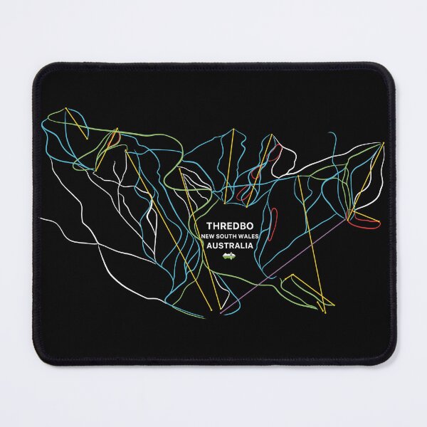 Item preview, Thredbo - Australian Mountain Resort Skiing Trail Map Light designed and sold by Piste-and-Trail.
