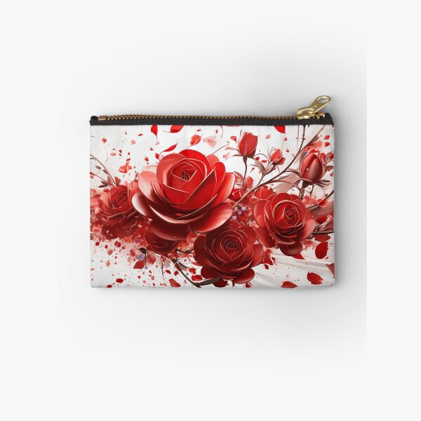 Item preview, Rose red foral explosion 32 designed and sold by Grafik-Ai-Art.