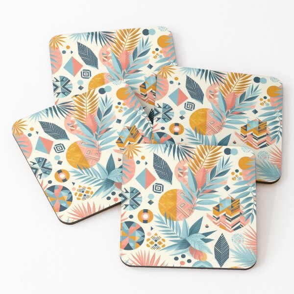 Item preview, Tropical Geometrics - Modern Palm Leaf Pattern designed and sold by asbno19.