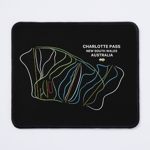 Item preview, Charlotte Pass - Australian Mountain Resort Skiing Trail Map Light designed and sold by Piste-and-Trail.