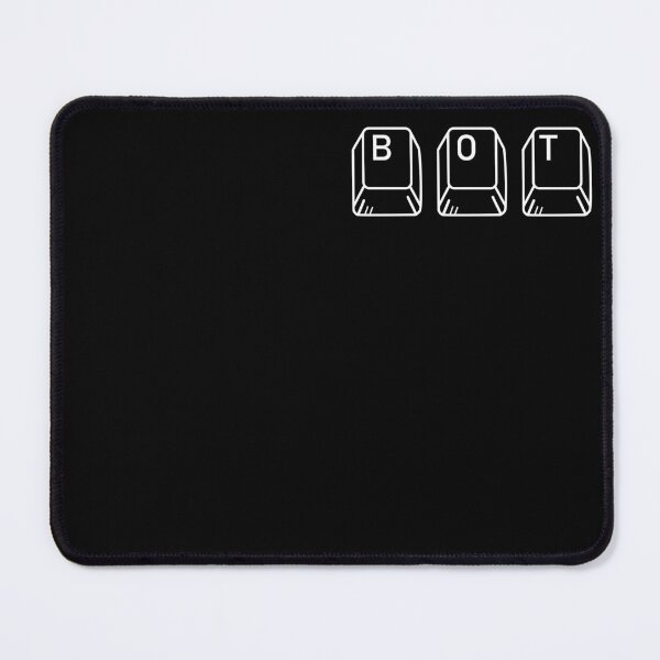 Item preview, Bot Gamer keyboard keys white line designed and sold by TheVibeMerchant.