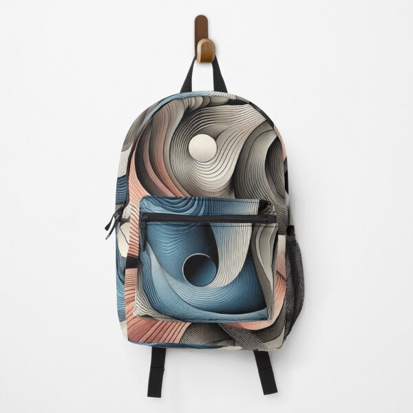 Item preview, Layered Flow - Abstract Line Art designed and sold by asbno19.