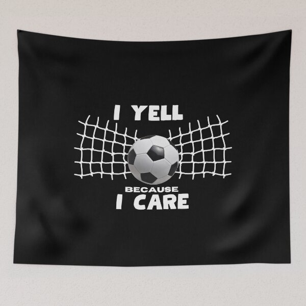 Item preview, "Exclusive Sideline Support" I Yell Because I Care Football  T-Shirt designed and sold by AI-volution.