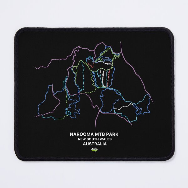 Item preview, Narooma - Australian Mountain Bike Park Trail Map Light designed and sold by Piste-and-Trail.