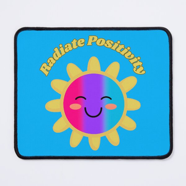 Item preview, Radiate Positivity Androgynous Pride Flag Colored Sun, Kawaii Androgyne Design, Pride Festival designed and sold by Travelslightly.