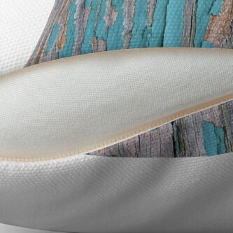 Alternate view of Shabby rustic weathered wood turquoise Floor Pillow