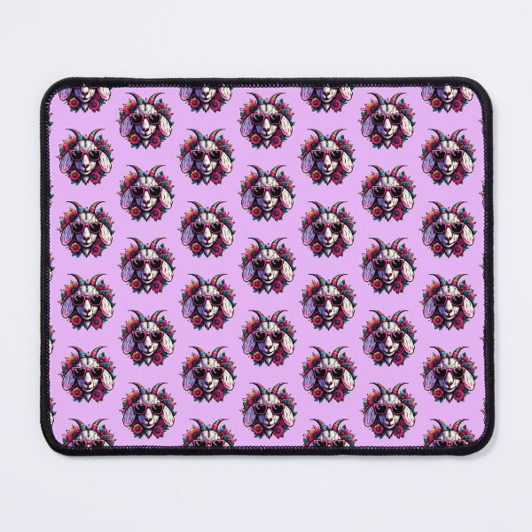 Item preview, Colorful Goat Flowers With Sunglasses for Men Women Farmer Floral Goat Lover -  designed and sold by PurpleLoveStore.