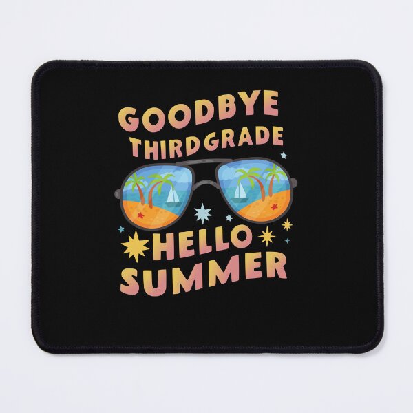 Item preview, Goodbye 3rd Grade Hello Summer Last Day of School Kids Graduation 4th Grade designed and sold by CreativePodArt.