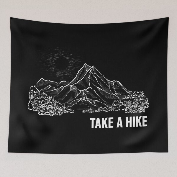 Item preview, Take a hike Mountain illustration designed and sold by Matoforma.