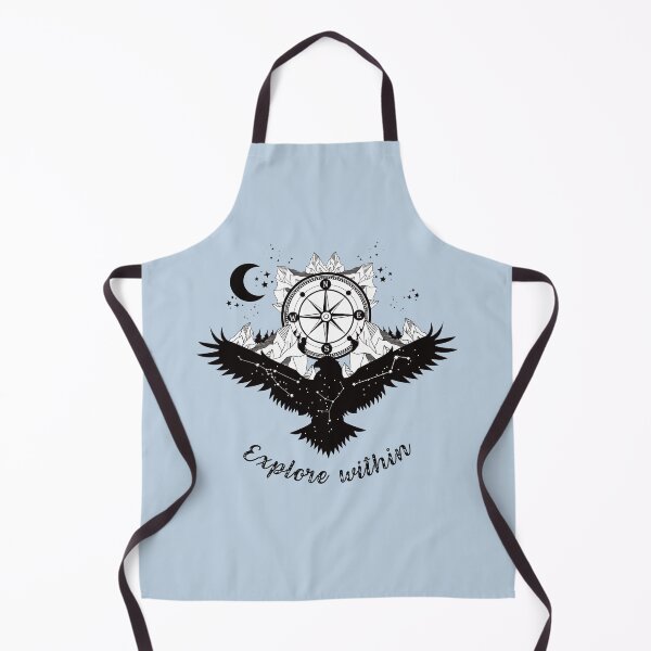 Item preview, Celestial eagle inspirational exploration quote designed and sold by MonochromeEcho.
