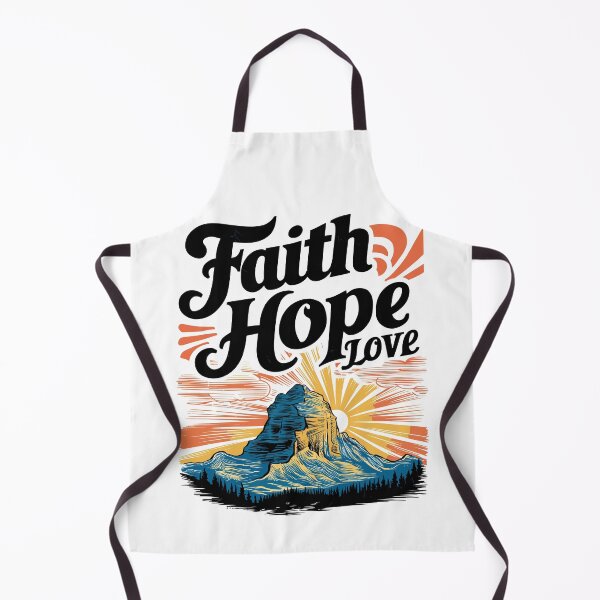 Item preview, Sunrise Valley Inspiration - "Faith, Hope, Love" Men's Christian Design by #HahaHandlesHub designed and sold by HahaHandlesHub.