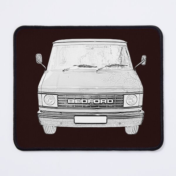 Item preview, Bedford CF2 classic 1980s light commercial vehicle monochrome designed and sold by soitwouldseem.