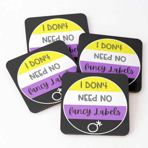 Item preview, I don't need no fancy labels - Non Binary designed and sold by Fr0mtheMachine.