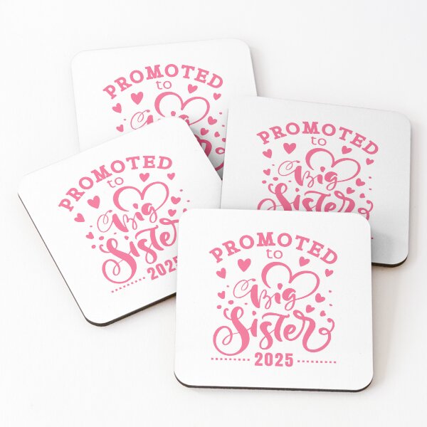 Item preview, Promoted to big sister 2025 cute writing and hearts designed and sold by Lady-Frost.