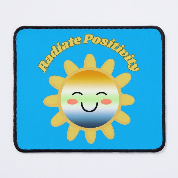 Item preview, Radiate Positivity AroAce Agender Pride Flag Colored Sun, Kawaii AroAce Agender Design, Pride Festival designed and sold by Travelslightly.