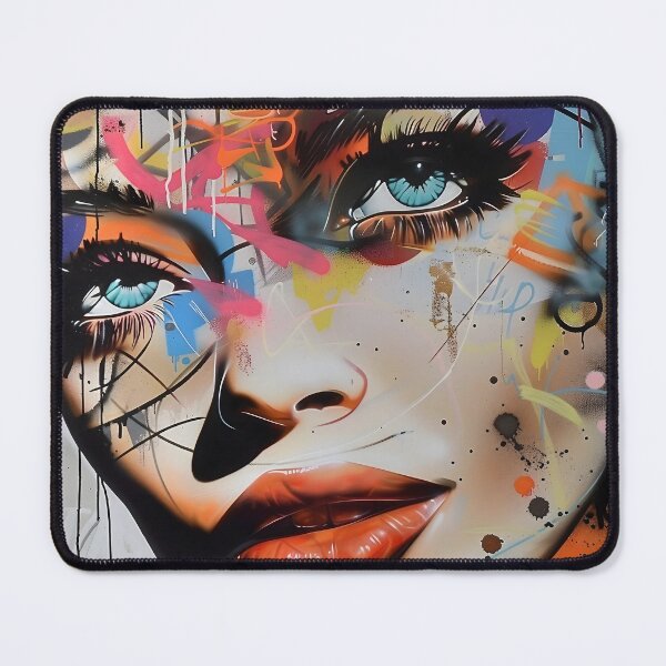 Item preview, Graffiti of a Woman's Face designed and sold by dcrc.