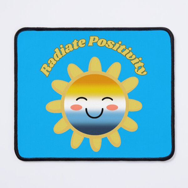 Item preview, Copy of Radiate Positivity AroAce  Pride Flag Colored Sun, Kawaii AroAce Design, Pride Festival designed and sold by Travelslightly.