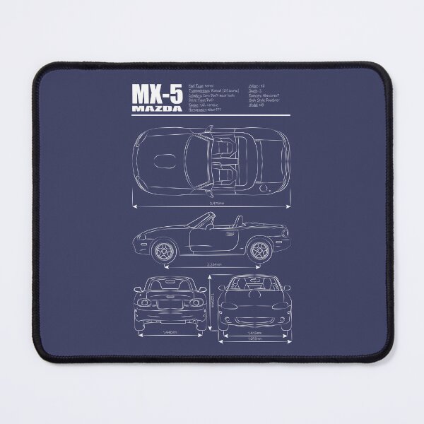 Item preview, Miata Blueprint NB White designed and sold by VonnArt.