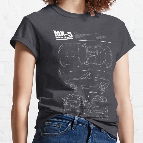 Item preview, Miata Blueprint NB White designed and sold by VonnArt.