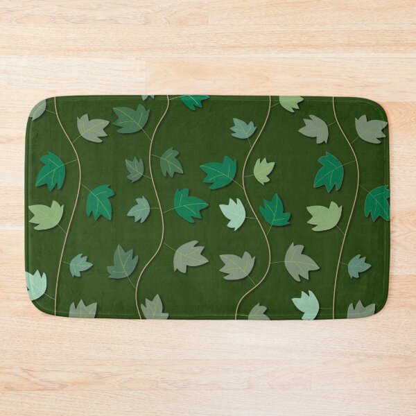 Item preview, green background ivy pattern designed and sold by wonghong.