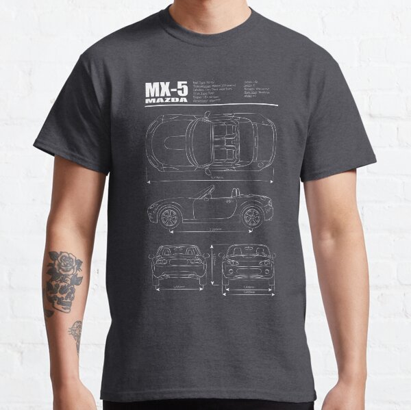 Item preview, Miata Blueprint NC White designed and sold by VonnArt.