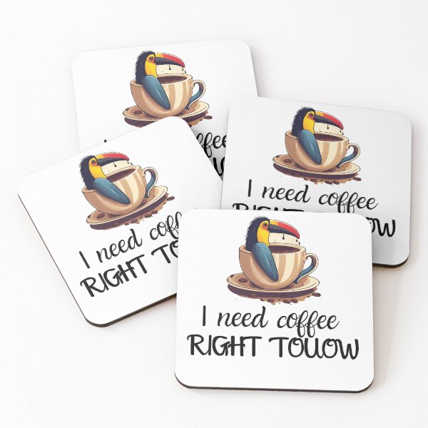 Item preview, Toucan needs coffee designed and sold by Yeyishop.