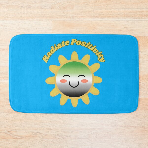 Item preview, Radiate Positivity Aromantic  Pride Flag Colored Sun, Kawaii Aromantic Design, Pride Festival designed and sold by Travelslightly.
