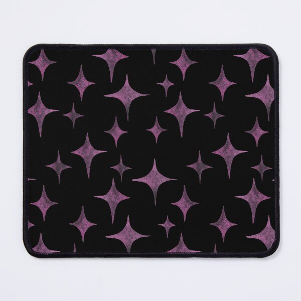 Item preview, Celestial Elegance :Black and purple four point star designed and sold by Lessonsprint.