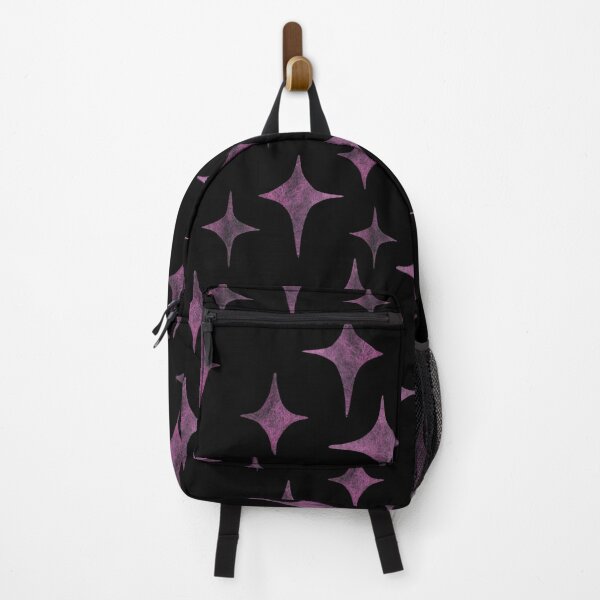 Item preview, Celestial Elegance :Black and purple four point star designed and sold by Lessonsprint.