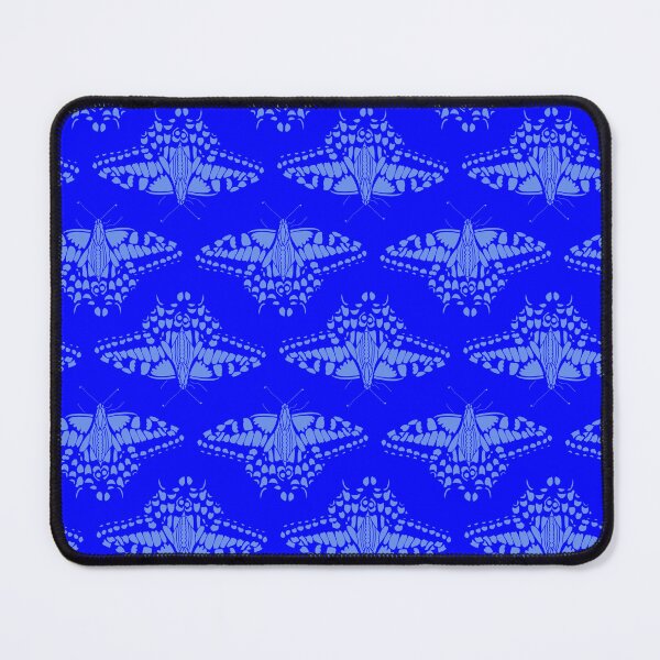 Item preview, Butterfly Lace on Royal Blue Repeat designed and sold by Art in My Loft.