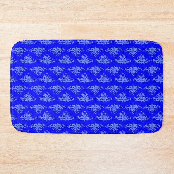 Item preview, Butterfly Lace on Royal Blue Repeat designed and sold by Art in My Loft.