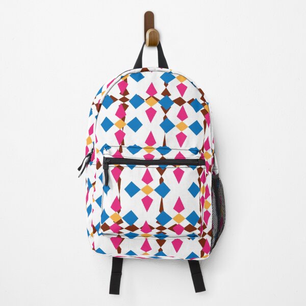 Item preview, Geometric arrow pattern, red, yellow, pink, white background designed and sold by wonghong.