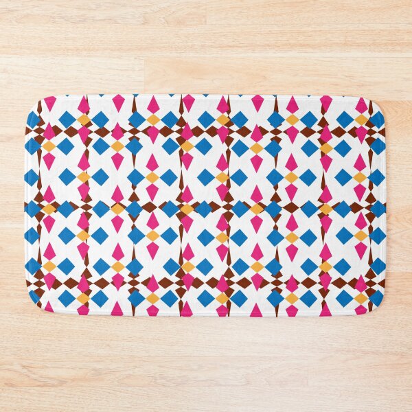 Item preview, Geometric arrow pattern, red, yellow, pink, white background designed and sold by wonghong.