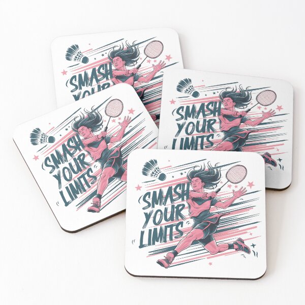 Item preview, Smash Your Limits: Dynamic Badminton designed and sold by behnay.