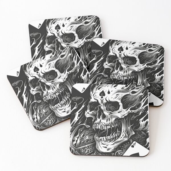 Item preview, Flaming Ace of Spades designed and sold by OccultDreams.