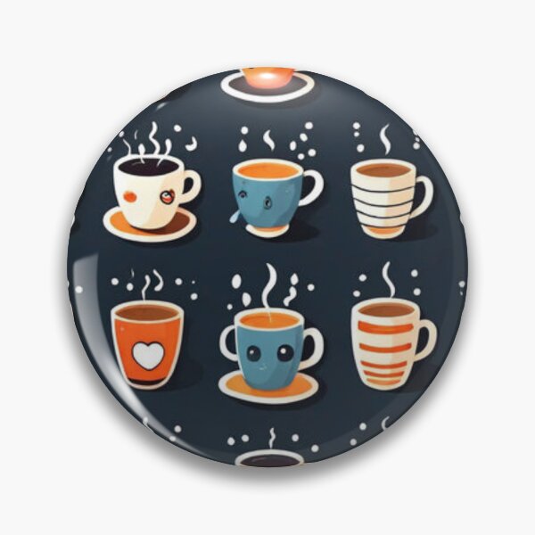 Item preview, Coffee Cup Pattern designed and sold by Planetporridge.